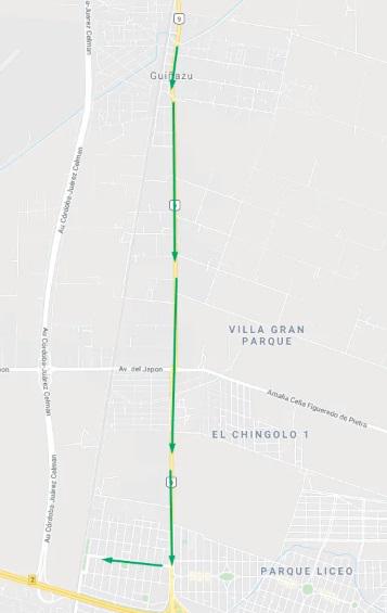 Línea 32 del centro