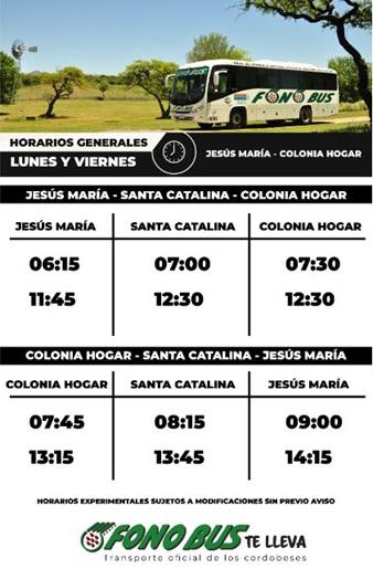 servicio de transporte interurbano