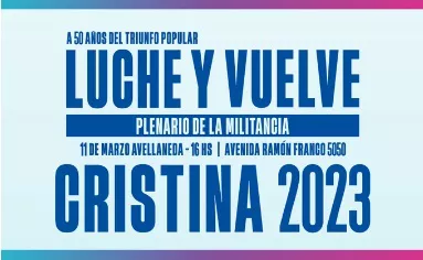 afiche campora cristina