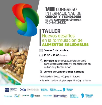 Taller sobre la formulación de alimentos saludables