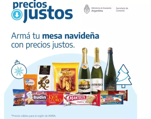Precios Justos navidad