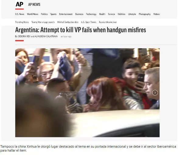 Argentina es tapa en medios rusos y franceses 2