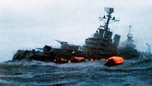 belgrano hundiendose