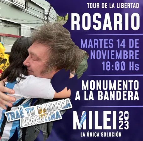 Milei en Rosario
