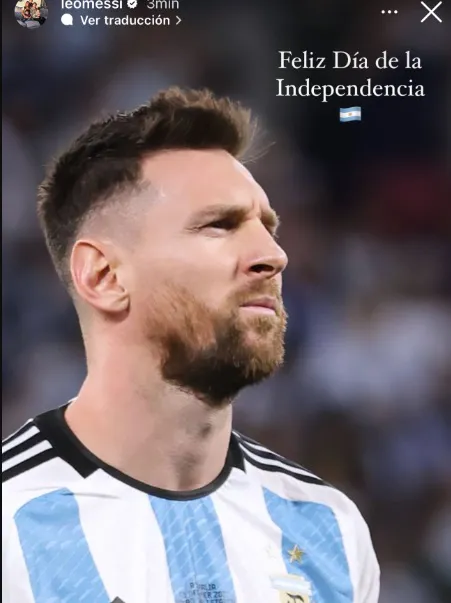 Messi día de la independencia