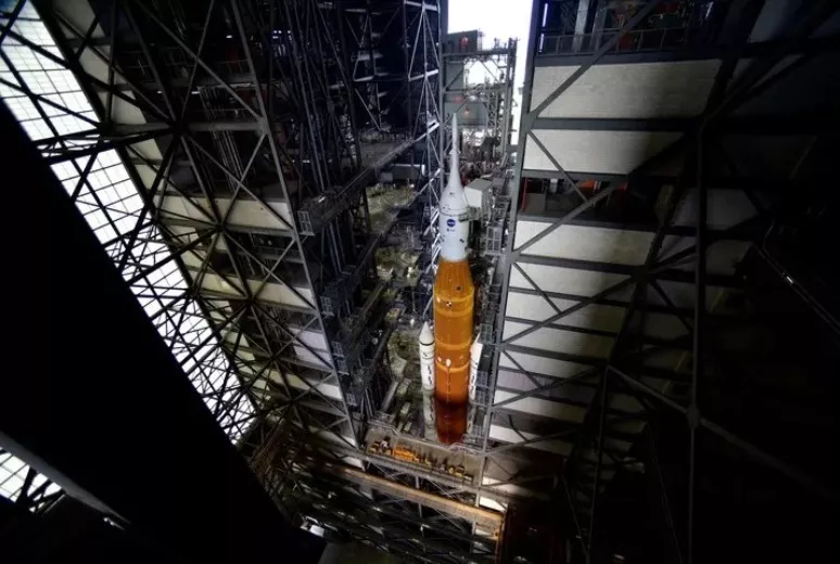 megacohete Artemis I viaje a la luna