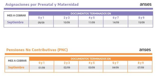 Pagos Anses septiembre 02