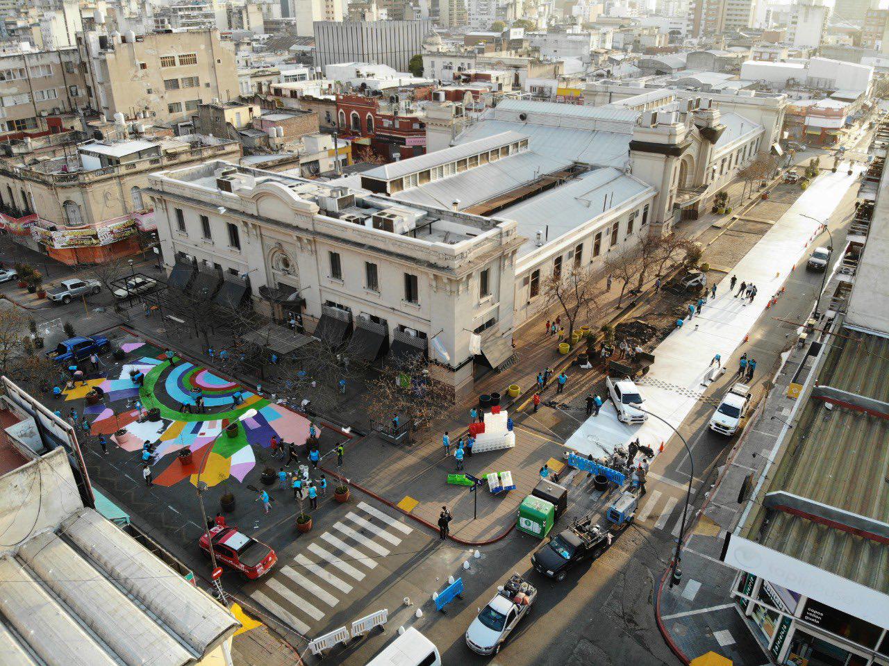 Obras en Mercado Norte