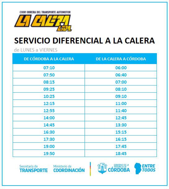 transporte - La Calera
