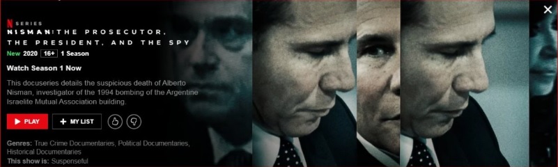 Resultado de imagen para nisman serie