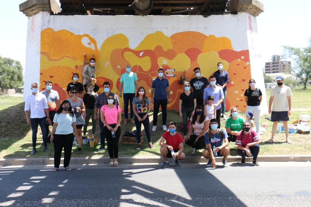 Río Cuarto en naranja