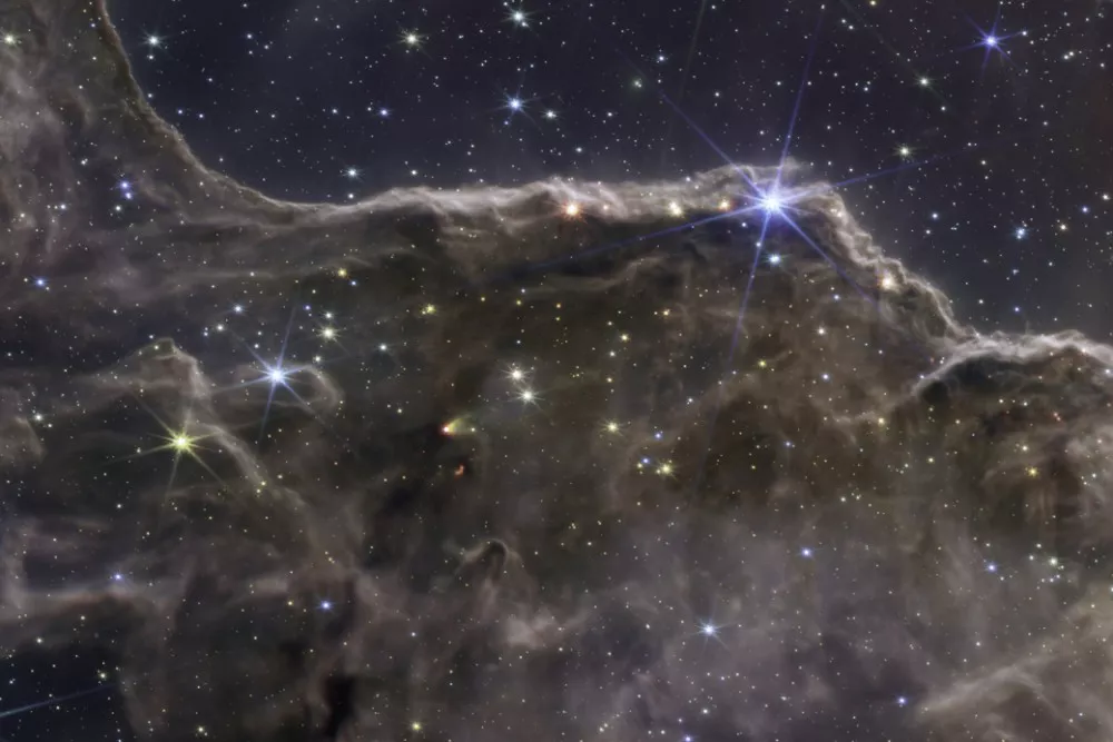 “Cosmic Cliffs” in the Carina Nebula 2- Webb