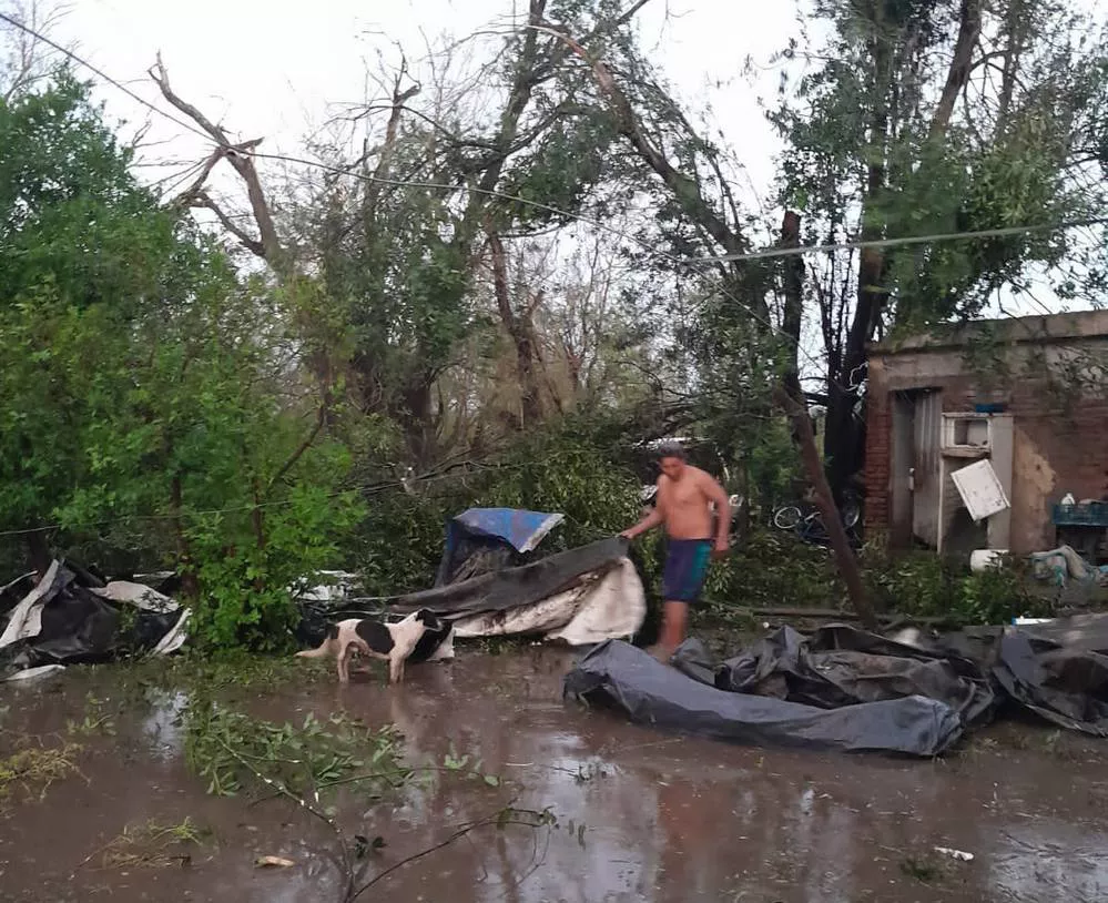 EL OBJETIVO FOTO RIO PRIMERO TORMENTA EL DIARIO DEL PUEBLO 1