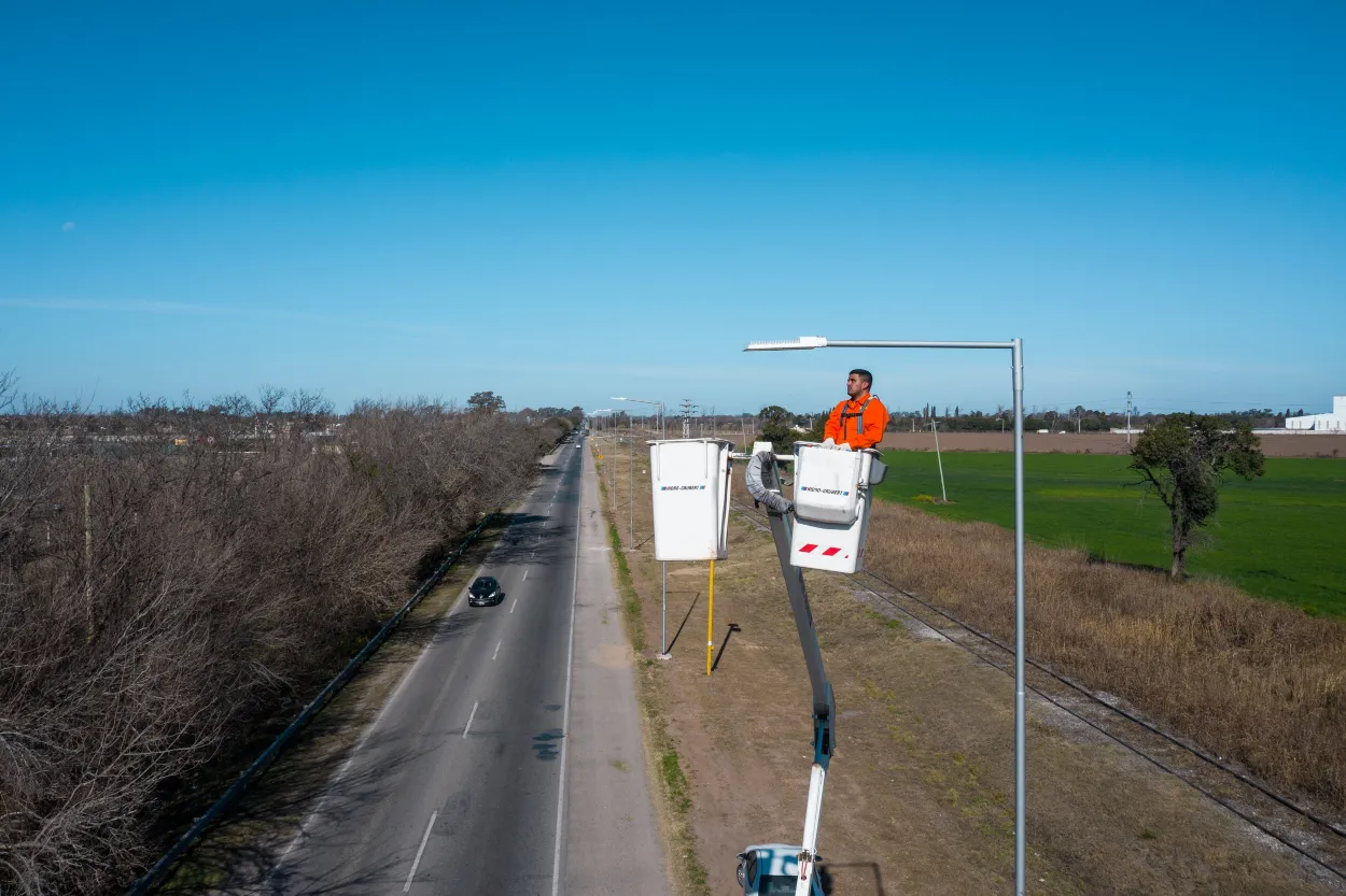 las obras de iluminación