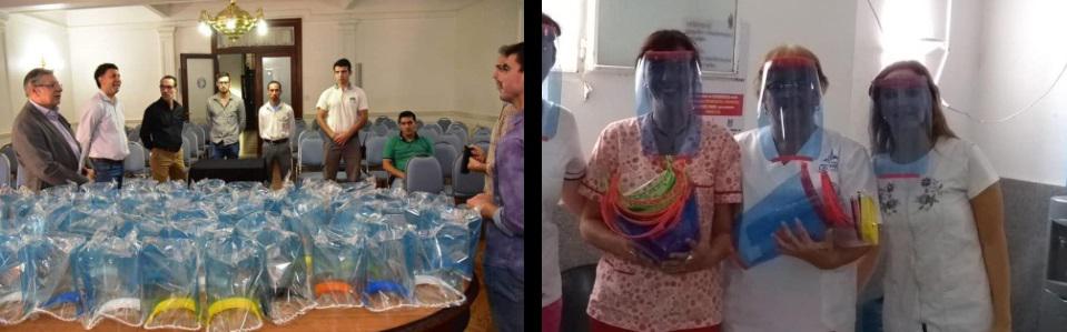 escuelas tecnicas máscaras de protección