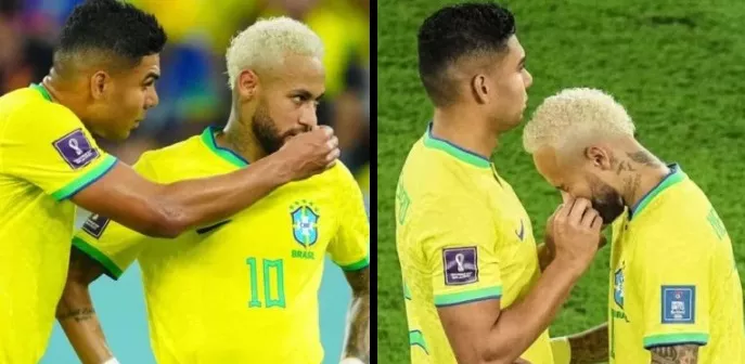 Casemiro y Neymar