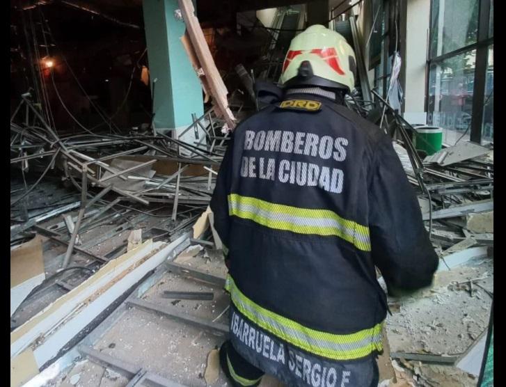 derrumbe de techo del Cinemark de Palermo