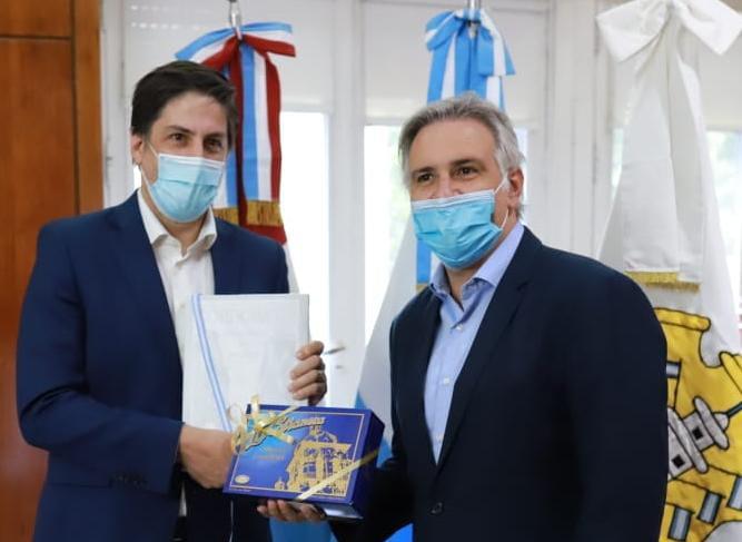 martin llaryora y nicolas trotta