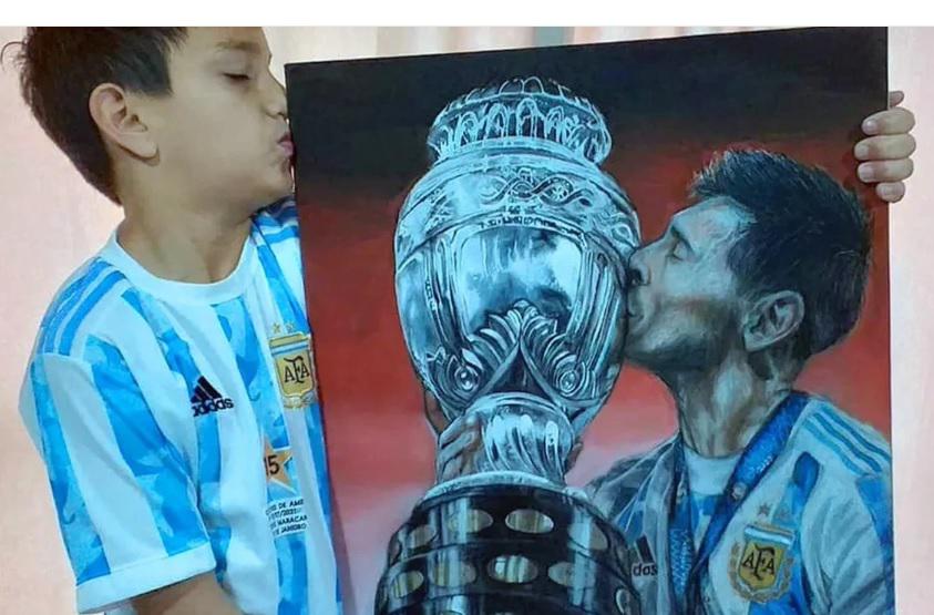 cuadro Messi