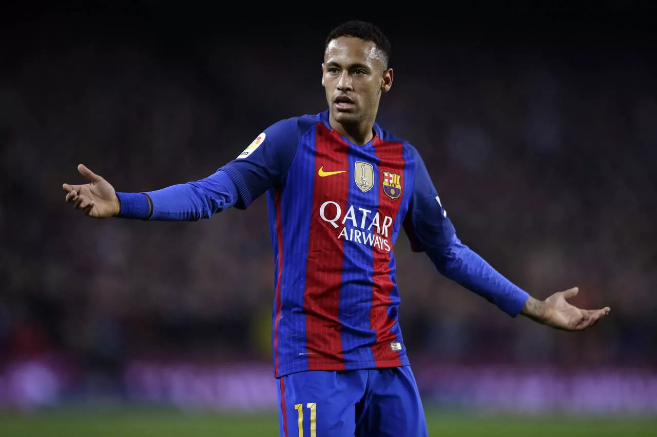 Neymar en el barca