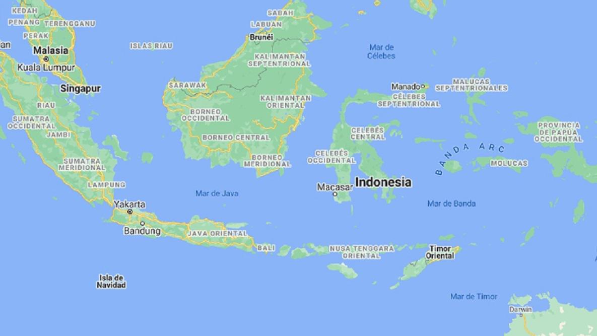 sismo registrado cerca de la isla de Java