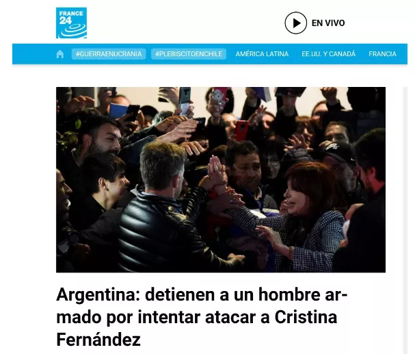 Argentina es tapa en medios rusos y franceses 1