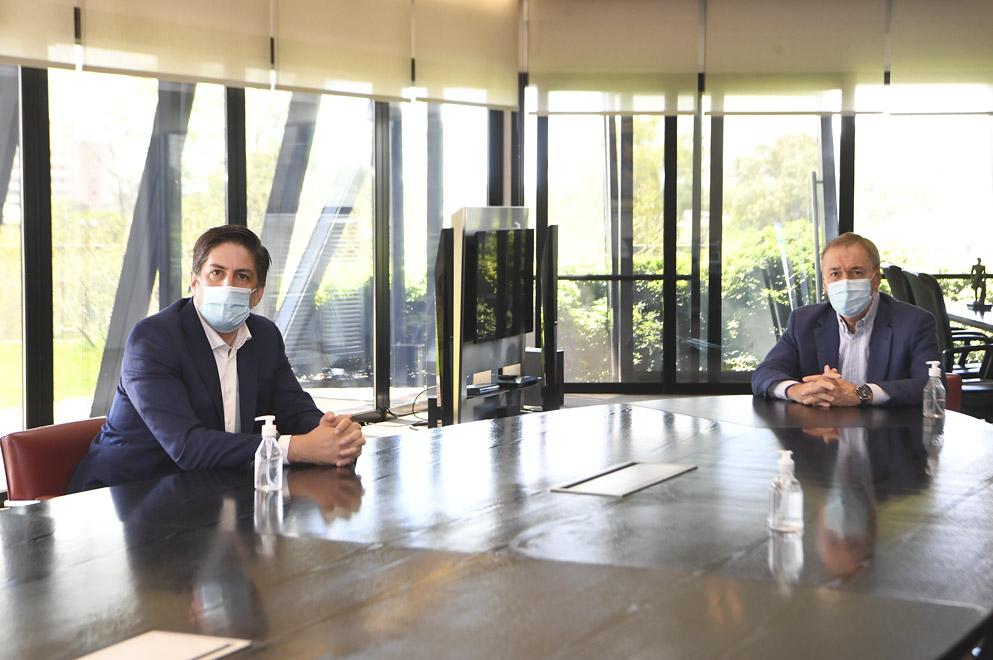 Juan Schiaretti y Nicolás Trotta