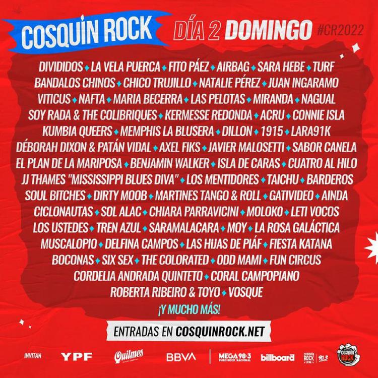 cosquín rock grilla