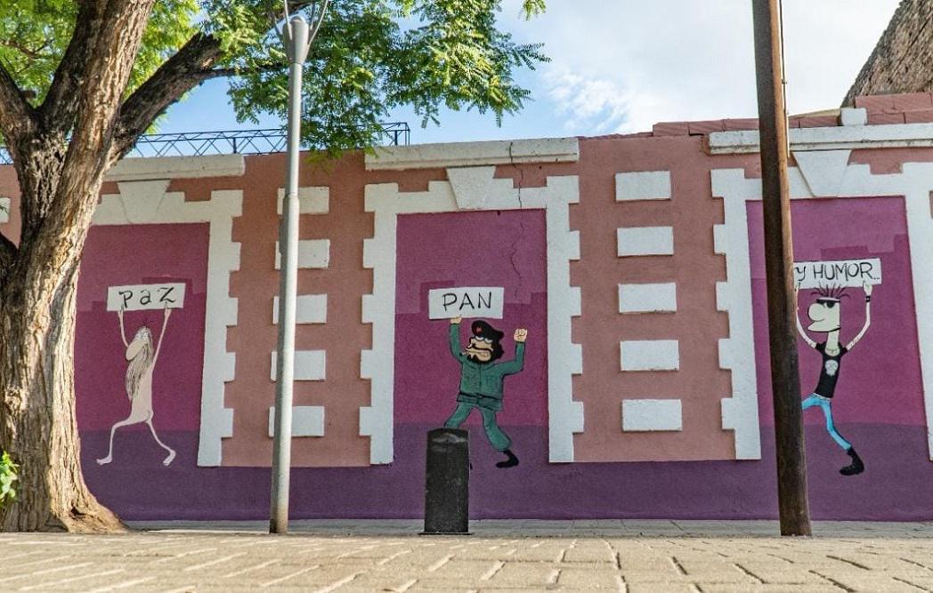 nuevo mural del reconocido artista Claudio Fournier 2