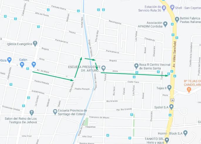 Línea 53 del centro