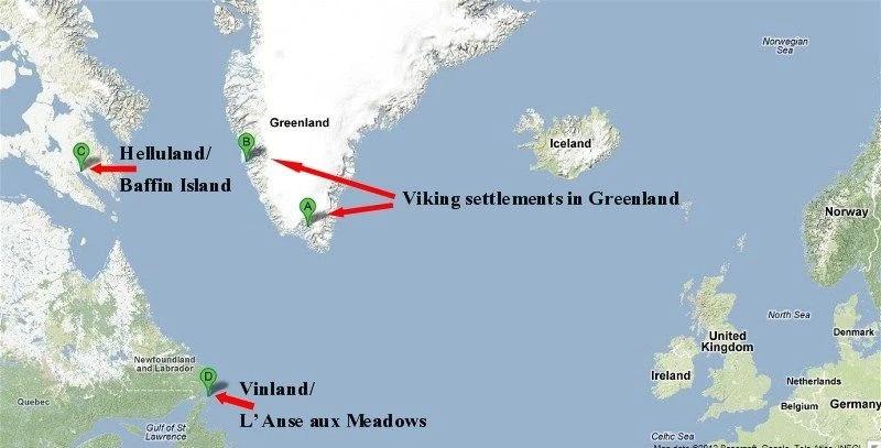 Asentamientos vikingos en America