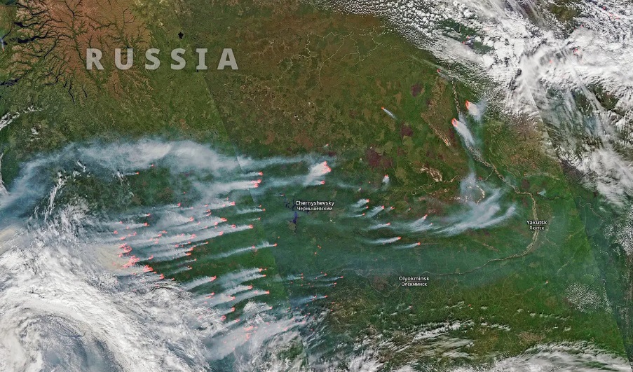 siberia rusia incendio