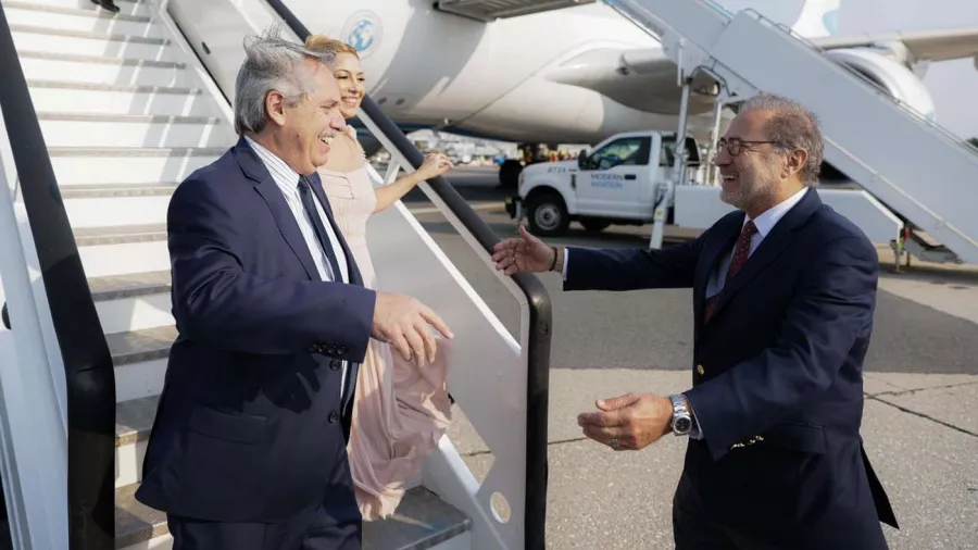 Presidente Alberto y Fabiola