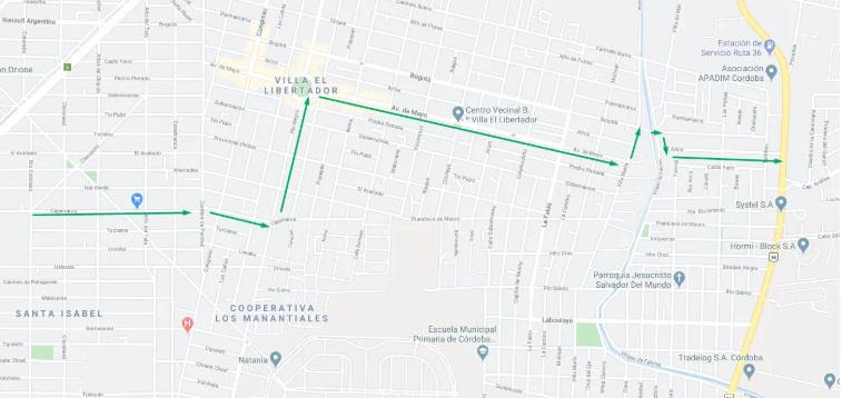 Línea 52 del centro 2