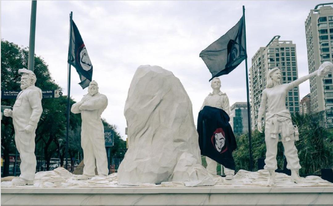 Los Caidos en la casa de papel