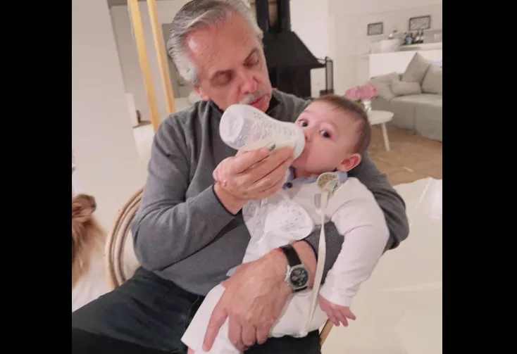 Alberto fernandez e hijo