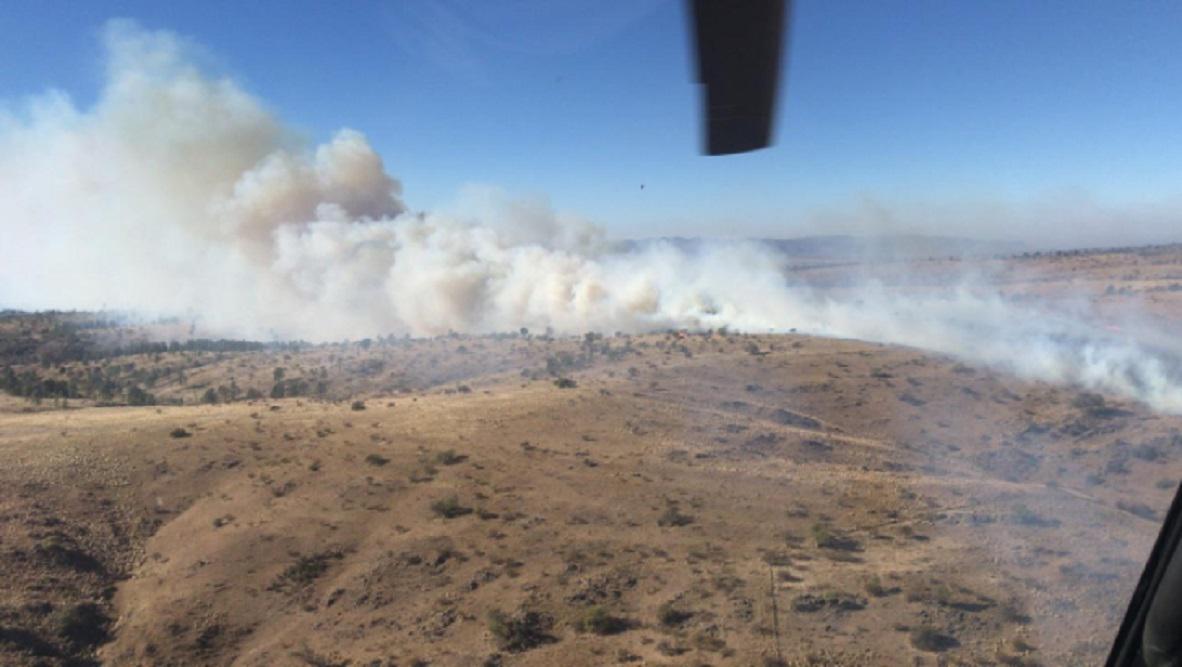 Incendios sierras de Cordoba