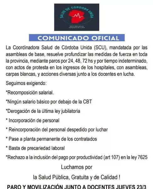 salud comunicado