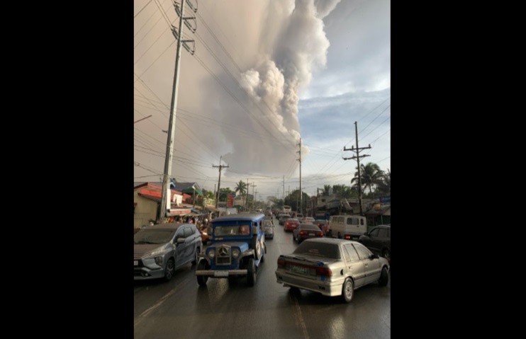 volcán Taal filipinas