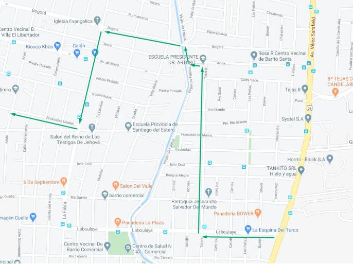 Línea 50 del centro