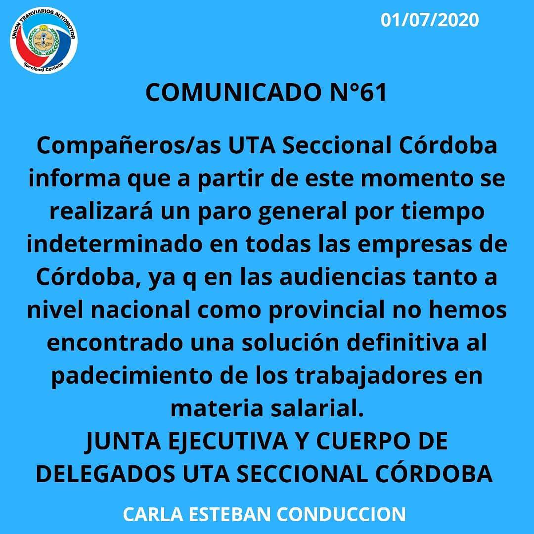 comunicado