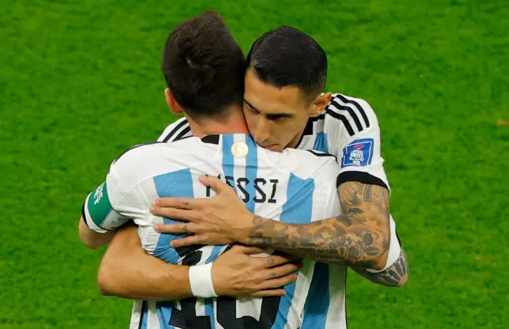 Ángel Di María y messi