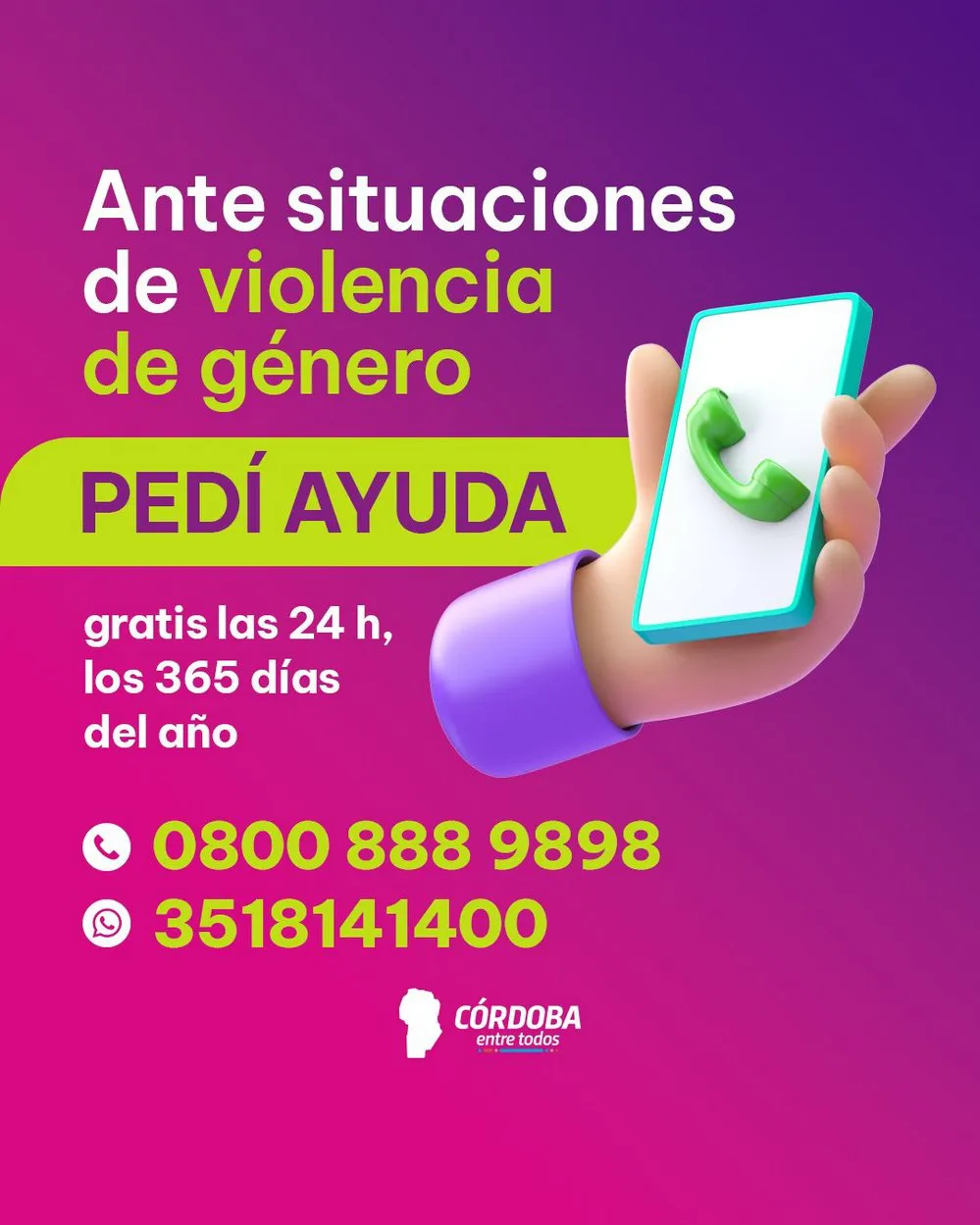 EL OBJETIVO FOTO LINEA AYUDA VIOLENCIA DE GENERO