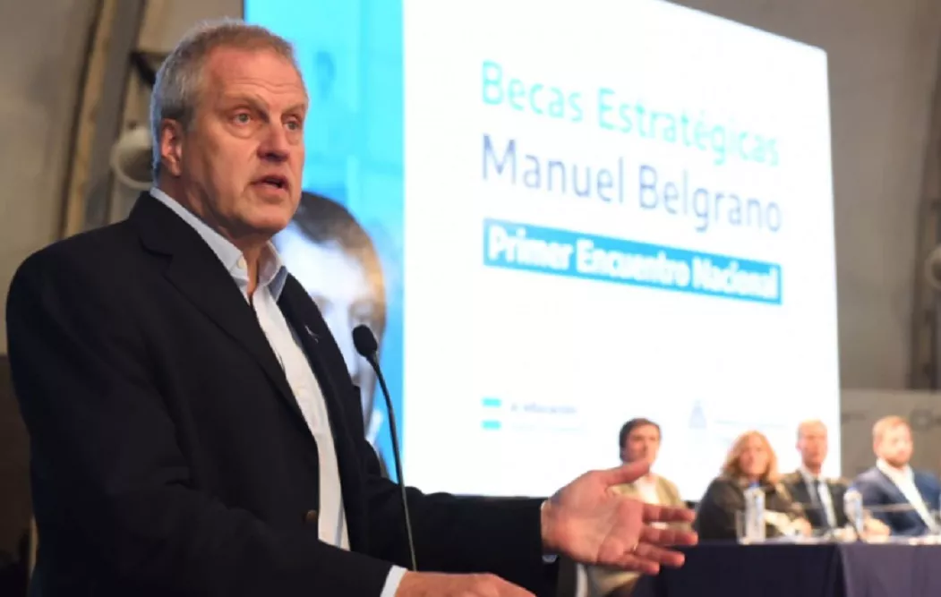 El ministro de Educación de la Nacion Jaime Perczyk