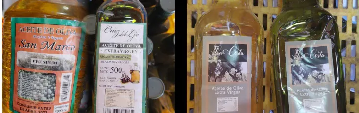 aceite de oliva prohiibido