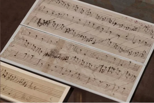 manuscrito inédito de Mozart 2