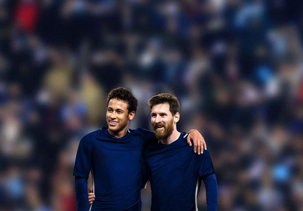 Neymar y Messi