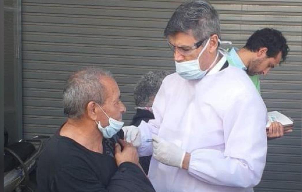 Passerini vacunación de jubilados en colas de bancos