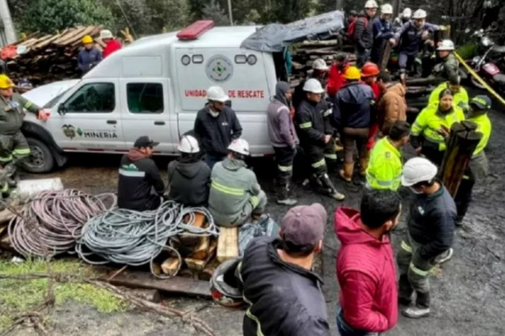 mina en Colombia explosión
