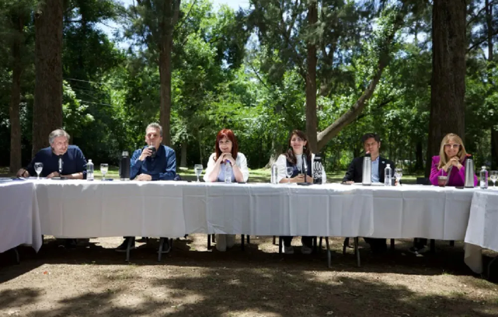 Cristina Kirchner, Sergio Massa y Axel Kicillof  PJ